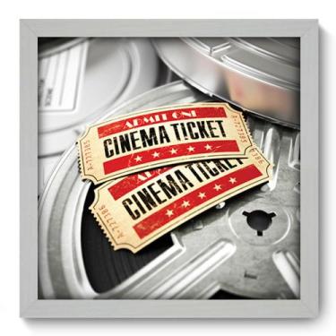 Imagem de Quadro Decorativo - Cinema - 33cm x 33cm - 039qdhb - Allodi