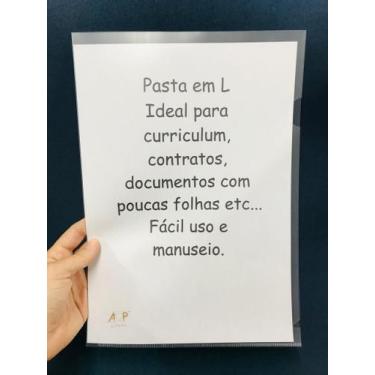 Imagem de Pasta L Acp A4 cristal unidade