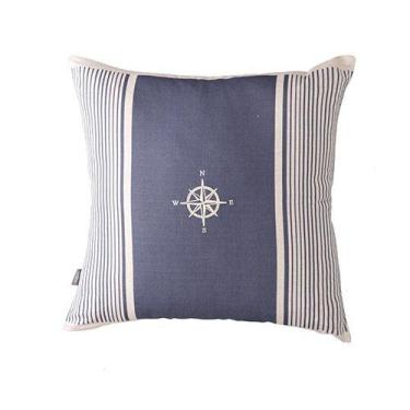 Imagem de Almofada Decorativa - Capa Náutico-Rosa dos Ventos-50x50 cm Bordado - 
