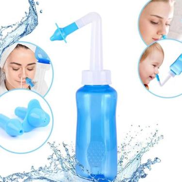 Imagem de Limpador Higienizador Nasal Para Sinusite Rinite Alérgica - Limpador/D