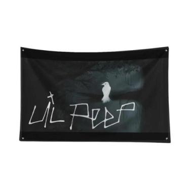 Imagem de Banner De Impressão Digital De Poliéster Com Bandeira Lil Peep Para De
