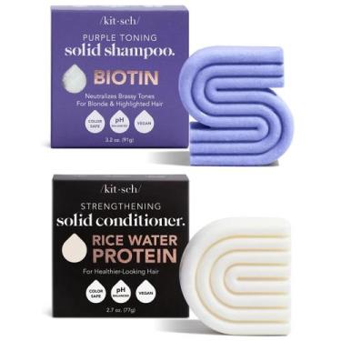 Imagem de Shampoo e Condicionador Bar Kitsch Purple para Cabelos Loiros