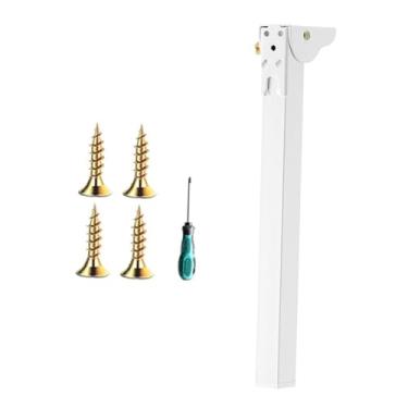 Imagem de Llazsybz Pé de Mesa Dobrável, Suporte para Mesa de Centro, Pé de Móvel com Parafusos para Armário, 60 cm
