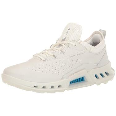 Imagem de ECCO Biom C4 Gore-tex Tênis de golfe masculino impermeável, Branco, 10-10.5