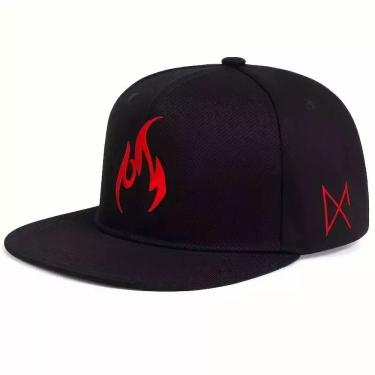 Imagem de Boné Beisebol Snapback Unissex Bordado Aba Reta