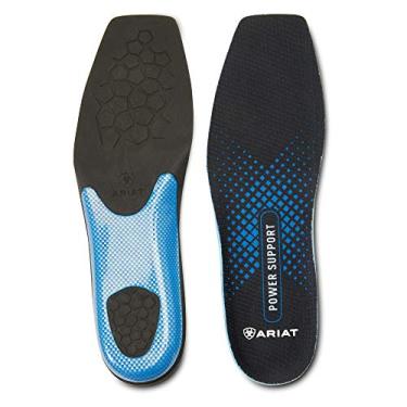 Imagem de ARIAT Palmilha masculina Power Support bico quadrado largo, azul, 11 W