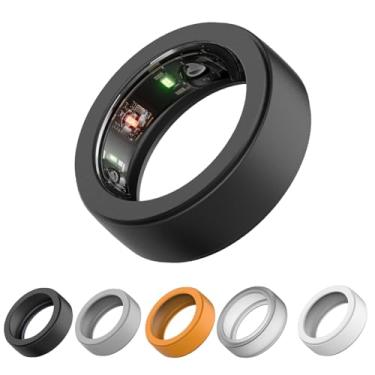 Imagem de Pacote com 3 capas de anel inteligente de silicone compatível com Oura Gen 4/Gen 3, capa protetora de silicone elástico antiarranhões para homens e mulheres malhando na academia