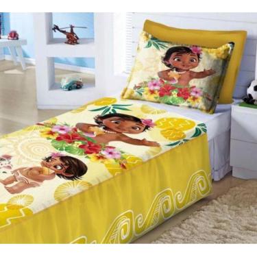 Imagem de Jogo Lençol + Fronha Infantil Moana Baby- IMPAKTO VISUAL