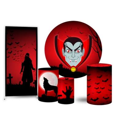 Imagem de Trio Capas Cilindro + Painel Redondo + Lateral Halloween (K2HAL0002)