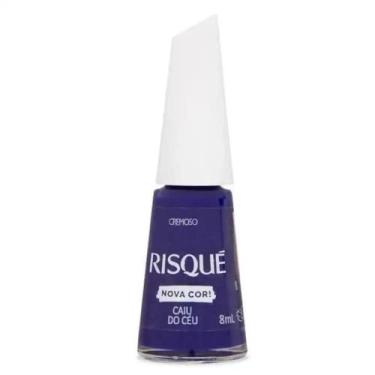 Imagem de Esmalte Azul Caiu do Céu Cremoso Risqué 8ml - Risque
