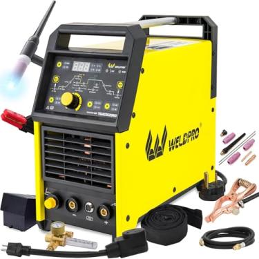 Imagem de Soldador Weldpro Digital TIG 200GD AC DC 200 Amp Tig/Stick com Pulse CK 17 Worldwide Superflex Torch Garantia de 3 anos Máquina de solda de 220V/110V