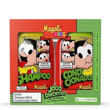 Imagem de Magali Kids Combo Shampoo e Condicionador Cabelos Ondulados e Cacheados (2x260ml)