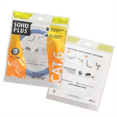 Imagem de Patch Cord Cat.6 Sohoplus Furukawa Azul Claro 1,5M