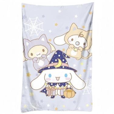 Imagem de Cobertor de flanela com padrão digital Cinnamoroll Wizard - SANMU