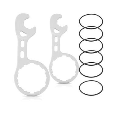 Imagem de Chaves de filtro de água Calvana 2 com 6 anéis de vedação de borracha