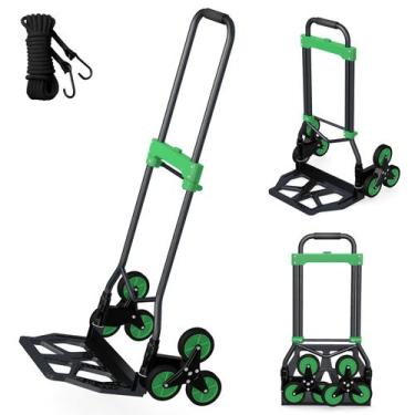 Imagem de Carrinho de mão Chinco Star Heavy-Duty 150 kg de capacidade verde