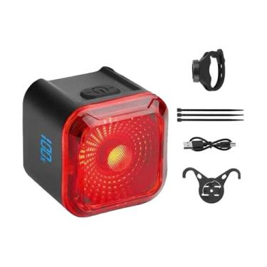 Imagem de Deevoka Luz Traseira Inteligente para Bicicleta Luz Traseira para Bicicleta de Estrada Esportes Ao Ar Livre