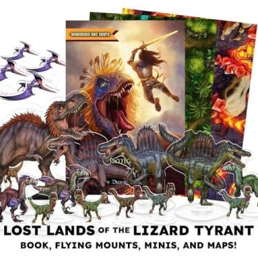 Imagem de Lost Lands Complete Collection, One Shot Wonders DND Book, Mini Dinosaur Figures, Fantasy Miniatures & D&D Books 5E Set
