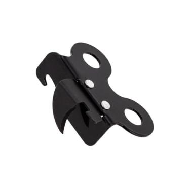 Imagem de Abridor De Latas Inox Preto Abridor manual de latas para Cozinha latas de Milho e Ervilha Resistente