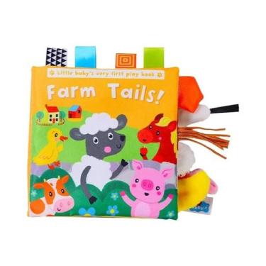 Imagem de Livro De Tecido 3D Resistente a Rasgos Para Bebês, Ferramenta Cognitiv