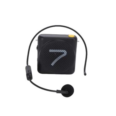 Imagem de Diydeg Amplificador de Voz Portátil, Amplificador Portátil WA1 Com Cancelamento de Ruído Amplificador Pessoal Com Fone de Ouvido Com Microfone Sem Fio para Professores, Treinadores,