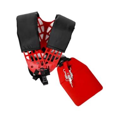 Imagem de Fenteer Aparador de grama, cinto acolchoado, roçadeira, cortador de grama, arreio para roçadeira