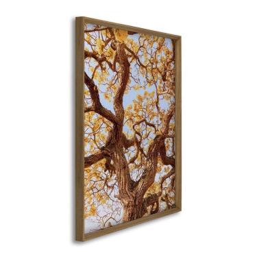 Imagem de Quadro Decorativo Outono Galhos de Árvore 1 Tela 80x120 para Escritório Banheiro Hall