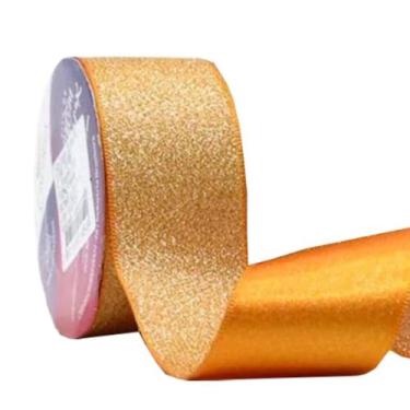 Imagem de Fita Lurex Cetim Decorativa Laços Embalagem 38mm x 10 metros Cinderela