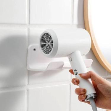 Imagem de Suporte de Parede Secador de Cabelo Universal c/parafuso e bucha Trans