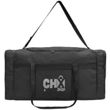 Imagem de Mala Sacola Bolsa de Viagem Dobrável Mao Transversal Tecido Chx T9-Unissex