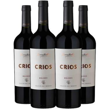Imagem de Vinho Tinto Susana Balbo Crios Malbec 750ml Kit 4 Garrafas