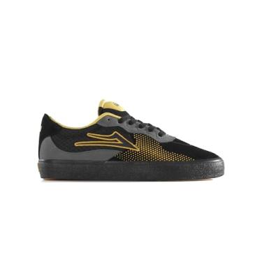 Imagem de Lakai Tênis de skate masculino Essex cano baixo, Preto, amarelo, cinza, 41