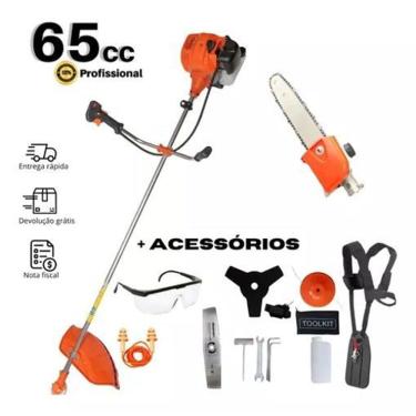 Imagem de Kit Rocadeira Á Gasolina 65Cc + Motopoda