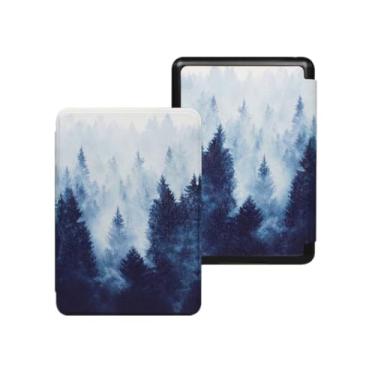 Imagem de Akacy Capa com padrão pintado para Kindle Paperwhite 6.0 polegadas 11ª geração lançada em 2022/2024 (Modelo: C2V2L3/RS23CV) com função hibernar/despertar automática (23)