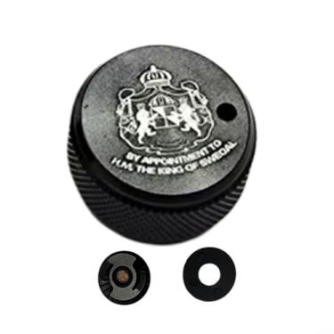 Imagem de Adequado para manípulo de freio de molinete de pesca Abu Garcia, botão de controle de carretel mecânico, controle de carretel de liga de alumínio com kit de som interno adequado para série 3 3.5 4 P5