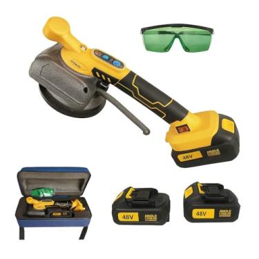 Imagem de Maquina Assentar Piso Profissional Ventosa vibratoria 48v 2 bateria mais Óculos - Porcelanato