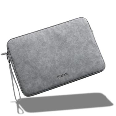 Imagem de Capa Case Pasta Maleta para Notebook e Macbook 14,2 Polegadas - compatível Apple Dell HP Lenovo Asus de 13 a 14 Polegadas - Proteção 360 couro PU resistente à água leve e moderna
