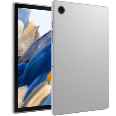 Imagem de WOGROO Capa para Samsung Galaxy Tab A8 10,5 polegadas 2022, SM-X200/X205/X207, capa protetora fina e macia para tablet, cinza