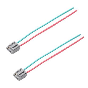 Imagem de Shakas Pacote com 2 unidades HEI Distributor Pigtail Chicote de fios Tacômetro Pigtails 12 Volts bateria e conector tacômetro, compatível com RV Chevy GM HEI 170072 (cinza)