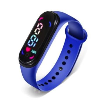 Imagem de Relógio Digital Esporte Bracelete Led Adulto Infantil Barato - D20
