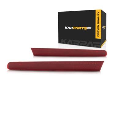 Imagem de Unidade de lâmpada refletora traseira Ford Explorer 2011 12 13 14 2015 par de LED do lado do motorista e do passageiro inclui modelo policial certificado DOT para FO1184100 + FO1185100 | BB5Z 15A448 B