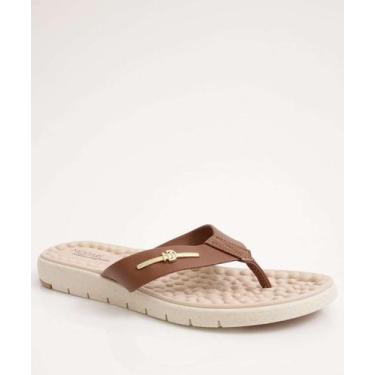 Imagem de Rasteirinha Feminina Conforto Modare-59162, Marrom, 36