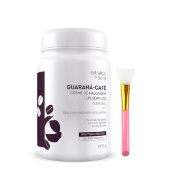 Imagem de Creme De Massagem Vitta Guarana Cafe Kg + Cubeta + Espatula