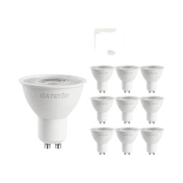 Imagem de Lâmpada LED GU10 Dimmable 10pcs 220V 3000K 4000K 6000K 50W Substituiçã