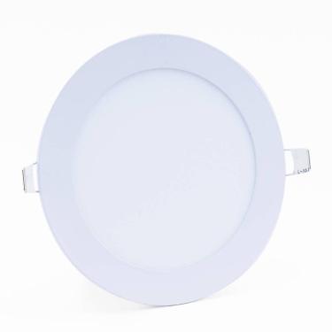 Imagem de Plafon Led Slim 24w Redondo Embutir 6500k Branco Frio Bivolt - Unidade