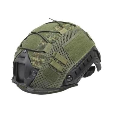 Imagem de Capa De Capacete Tático Camuflada Em Nylon 1000D Com Corda Elástica, A