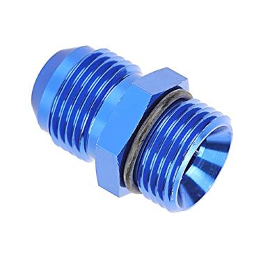 Imagem de aqxreight AN10 a ORB10 Adaptador de Rosca Macho Encaixe Azul T6061 Liga de Alumínio Monte Dignamente Fácil Sua Longa Qualidade de Material de Liga de Alta Lata Feita Adaptador de Rosca Macho