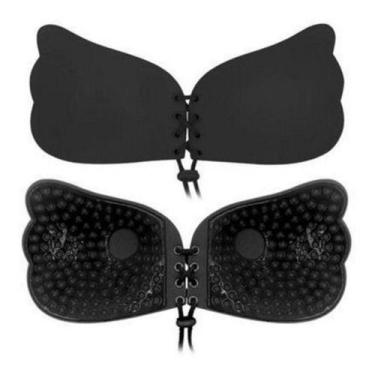 Imagem de Sutiã Invisble Adesivo Levanta Seios Com Corda Preto G - Shop Mix