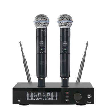 Imagem de Microfone Metal Sem Fio Duplo Slxd4 Beta 58a Profissional Shure