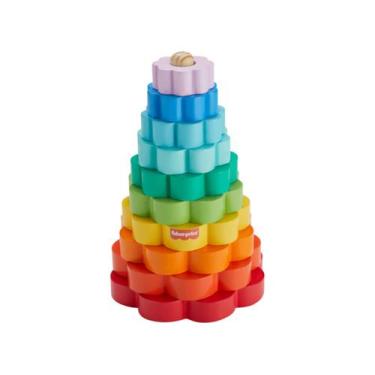 Imagem de Brinquedo para Bebê Fisher-Price Anéis Empilháveis - Mattel, Colorido